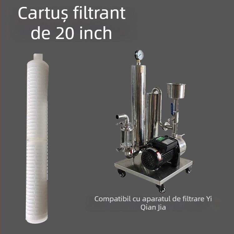 Cartuș filtrant cu membrană ultrafină, de 5, 10 și 20 de inci, pentru lichior, vin de fructe și băuturi de casă