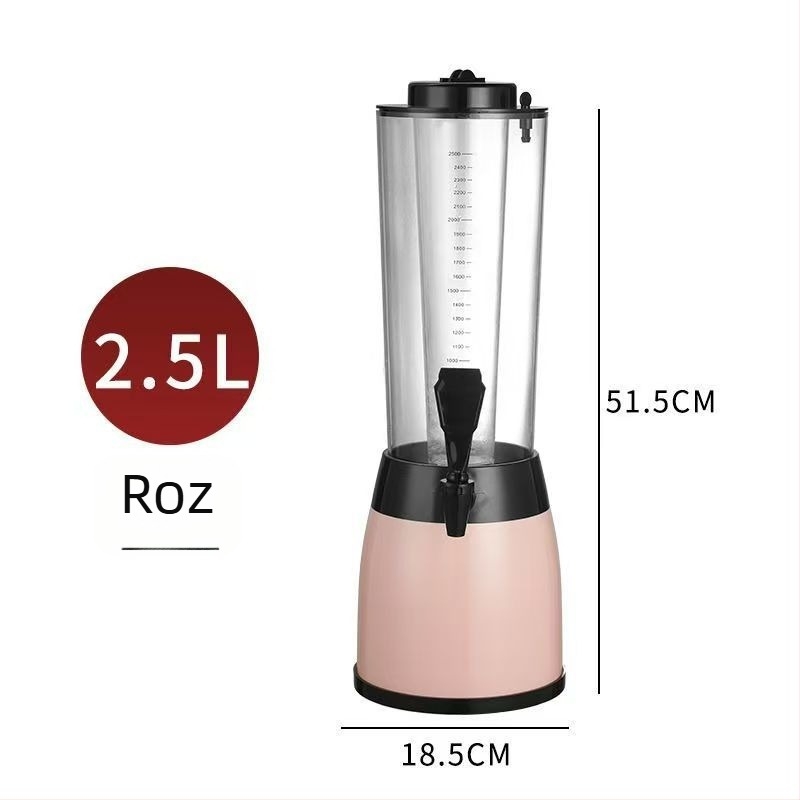 Turn de bere iluminat de 2,5 litri, răcire pentru baruri, dispenser de băuturi cu scară