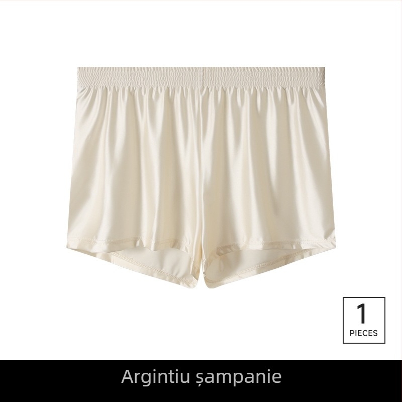 Boxeri pentru bărbați din nylon, aspect satin, respirabili, croială lejeră, mărime plus