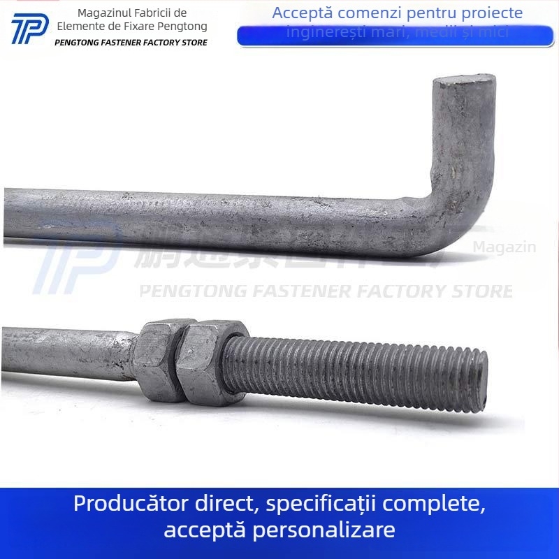Șuruburi de ancorare pentru elemente de construcție încorporate, plăci sudate în formă de L