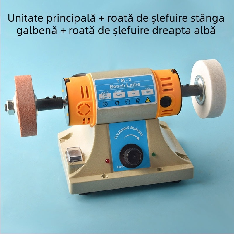 Mașină compactă de șlefuire, lustruire și gravare pentru nefrită și piatră, tip industrial