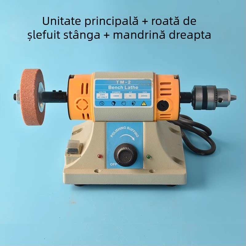 Mașină compactă de șlefuire, lustruire și gravare pentru nefrită și piatră, tip industrial