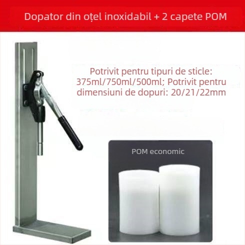 Presă de dopuri pentru sticle de vin din oțel inoxidabil pentru vin de casă