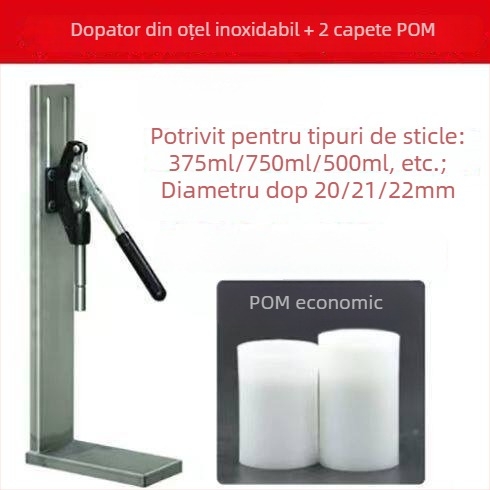 Presă de dopuri pentru sticle de vin din oțel inoxidabil pentru vin de casă