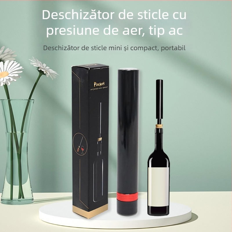 Deschizător de sticle tip ac, deschizător creativ și elegant de vin, pentru deschidere rapidă, portabil pentru uz casnic