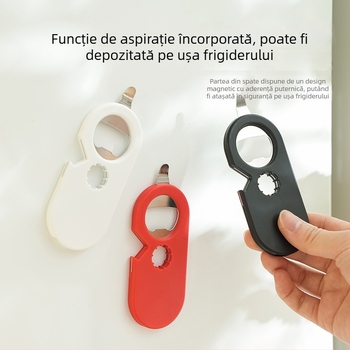 Deschizător magnetic pentru sticle cu magnet de frigider – deschizător multifuncțional pentru capace de bere
