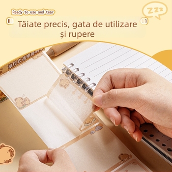 Note autoadezive retractabile, cu adeziv complet, pentru elevi de gimnaziu, bloc de notițe de înaltă calitate, cu etichete pentru erori