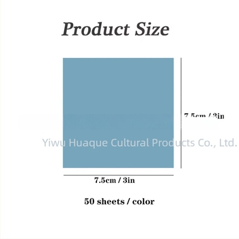 Note autoadezive colorate 3x3, 76×76 mm, 50 de foi, pentru studenți și birou