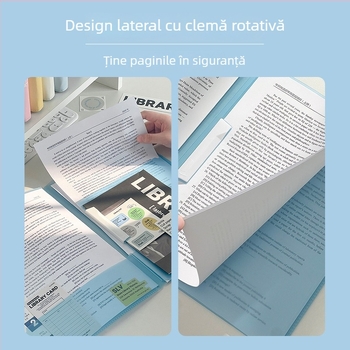 Dosar A4 multifuncțional pentru studenți — organizator de documente cu capacitate mare, în nuanțe gradient