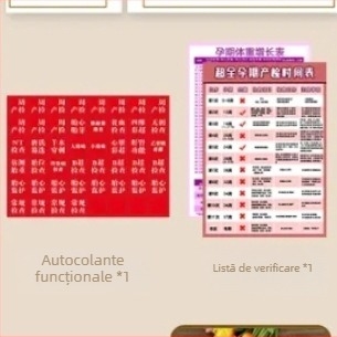 Formular A5 pentru controale de sarcină și dosar de maternitate — carnet de stocare pentru ultrasunete și monitorizare prenatală