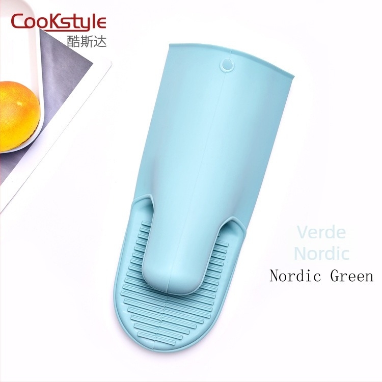 Mănuși din silicon pentru bucătărie, rezistente la temperaturi înalte pentru cuptor și microunde, antiderapante și izolație termică pentru gătit