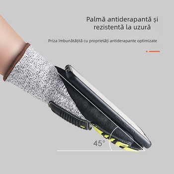 Mănuși Delta anti-coliziune, acoperire nitrilică, rezistență la tăiere D, protecție la impact, pentru manipulare