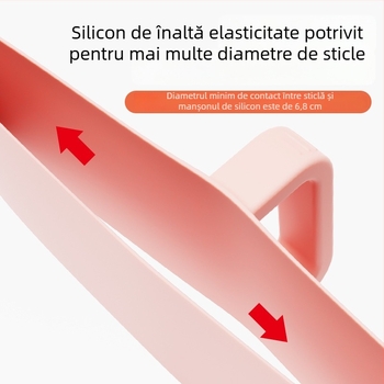 Husă izolantă din silicon pentru sticla de apă a copiilor, cu mâner