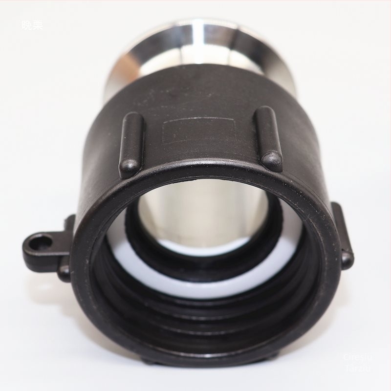 Adaptor de ieșire pentru fitinguri de valve IBC din oțel inoxidabil 304, cu clemă inelară și conectare Chuck