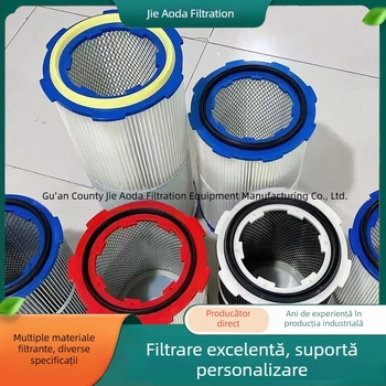 Filtru de praf industrial cu deblocare rapidă pentru șlefuire și camera de pudrare, rezistent la flăcări, antistat, element filtrant pentru reciclarea plasticului