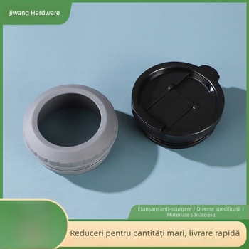Capac de pahar din plastic pentru mașină, 14 oz, etanș și anti-scurgere, cu capac flip și capac rotativ