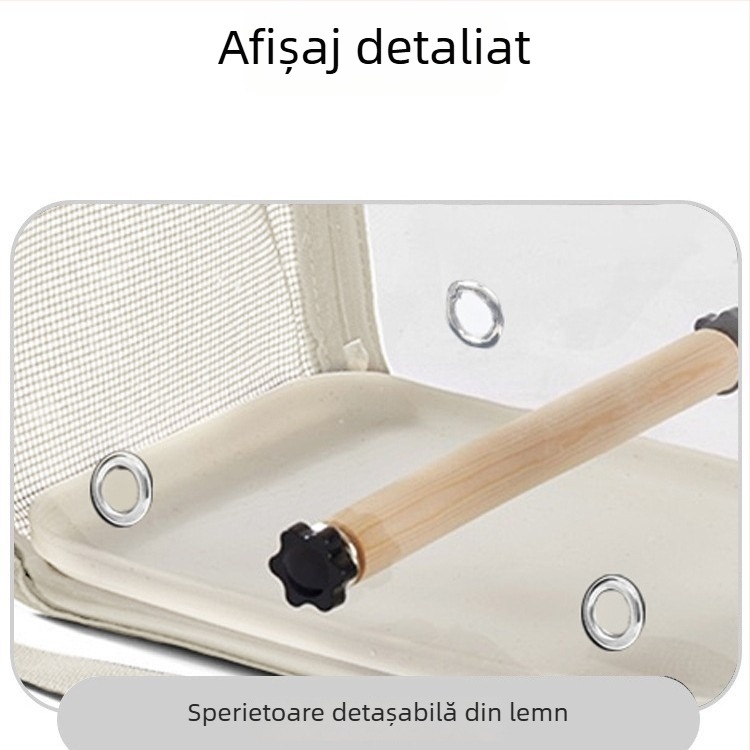 Geantă portabilă transparentă pentru papagal, pentru ieșiri, rucsac pentru păsări, pliabil, curea cross-body, cu design anti-evadare