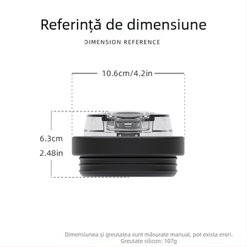 Capac de înlocuire din silicon Stanley pentru termos 40oz/30oz, protecție împotriva prafului