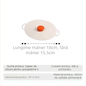 Capace din silicoane alimentare pentru oale, boluri, farfurii și cești, capace anti-stropire pentru microunde, reutilizabile