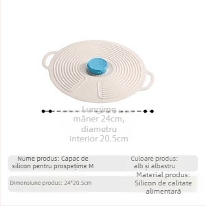 Capace din silicoane alimentare pentru oale, boluri, farfurii și cești, capace anti-stropire pentru microunde, reutilizabile