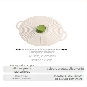 Capace din silicoane alimentare pentru oale, boluri, farfurii și cești, capace anti-stropire pentru microunde, reutilizabile
