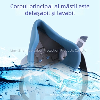 Mască de gaz din silicon pentru vopsire cu pulverizare, pesticide, renovare, formaldehidă și gaze chimice — Model 6502