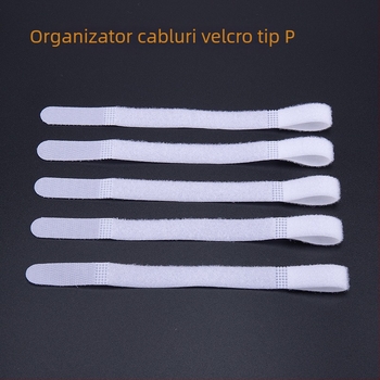 Bandă Velcro pentru organizarea cablurilor, autoadezivă, pentru cabluri de date, căști și cabluri de alimentare ale laptopului