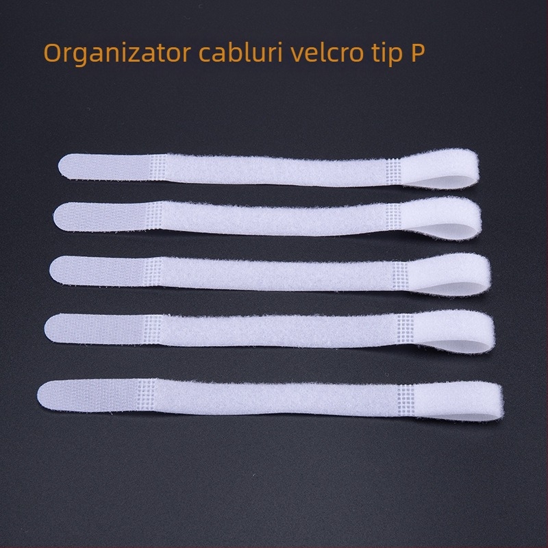 Bandă Velcro pentru organizarea cablurilor, autoadezivă, pentru cabluri de date, căști și cabluri de alimentare ale laptopului