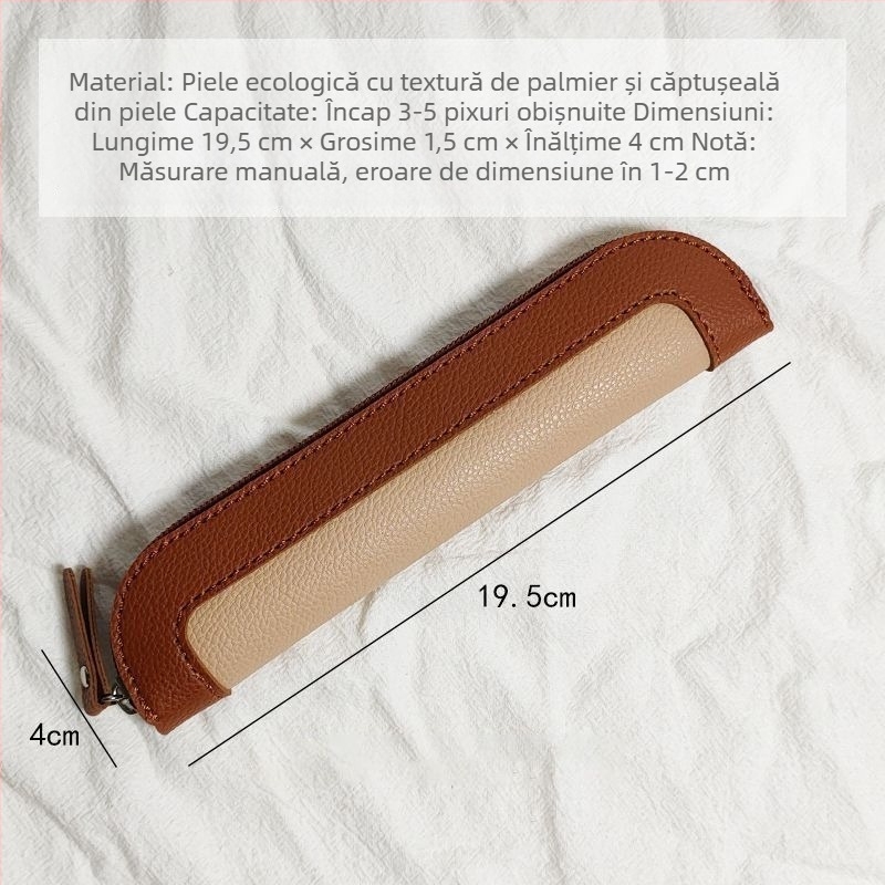 Etui pentru pixuri 2026, compact și portabil, spațiu pentru stylus tabletă și stilou, husă de protecție pentru stilou