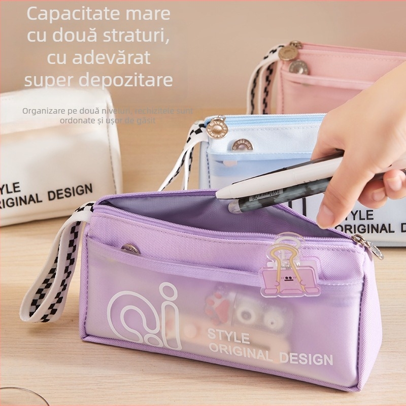 Ecano Penar Triunghiular, Transparent, Capacitate Mare, Pentru Elevi