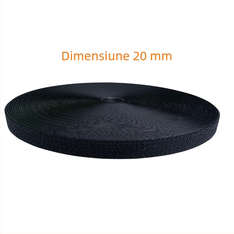 Bandă din nylon pentru organizarea cablurilor, cu Velcro, reutilizabilă