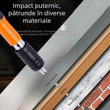 Pistol de cuie all-in-one pentru montajul tavanelor — unealtă de fixare pentru instalații electrice, sanitare și HVAC