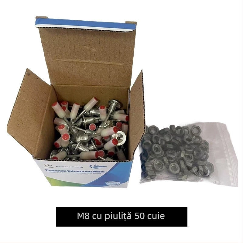 Pistol de cuie all-in-one pentru montajul tavanelor — unealtă de fixare pentru instalații electrice, sanitare și HVAC