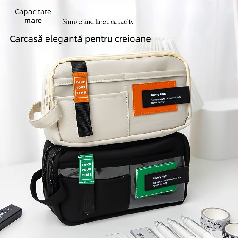 Penar multifuncțional, capacitate mare, design simplu și practic pentru elevi din ciclul primar și gimnazial