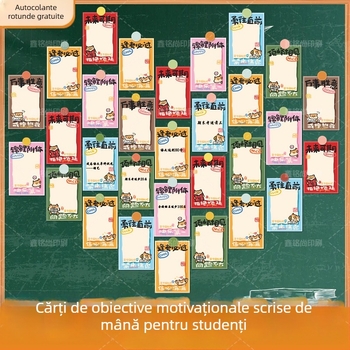 Cărți motivaționale scrise de mână pentru studiu și planificare