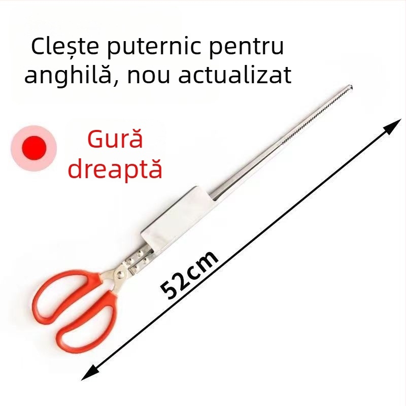 Spring Garden Unelte din oțel inoxidabil pentru pescuit marin, cu clipsuri pentru colectare și curățare