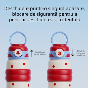 Cana termică izolată, mare capacitate, interior din oțel inoxidabil 316, exterior din oțel inoxidabil 304, capac dublu pentru băut, infuzor de ceai, portabil pentru exterior