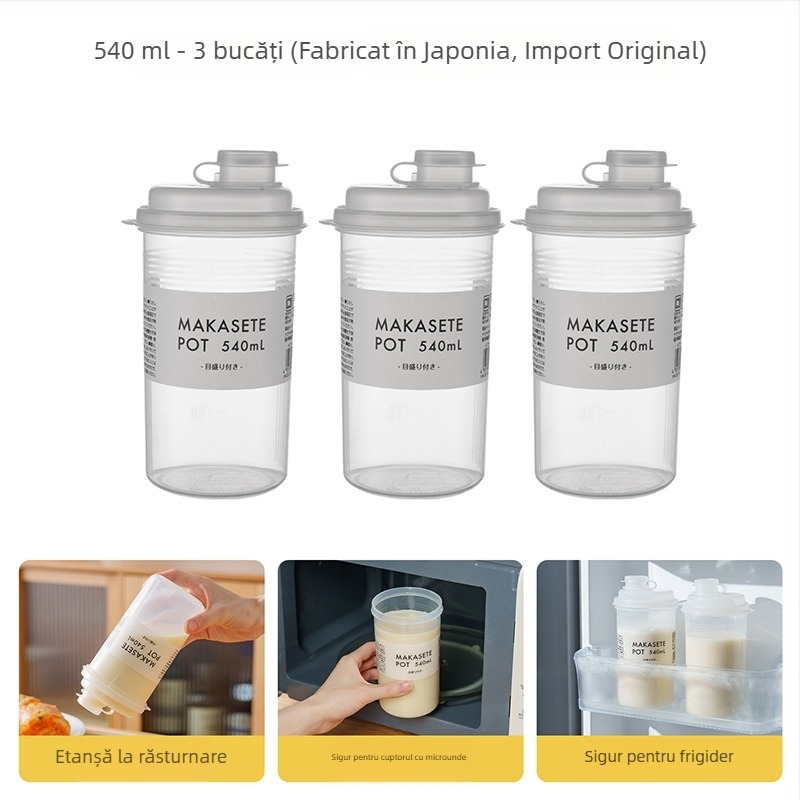Cupă portabilă pentru lapte de soia pentru mic dejun, potrivită pentru lapte și suc, rezistentă la temperaturi înalte, de calitate alimentară, etanșă pentru birou