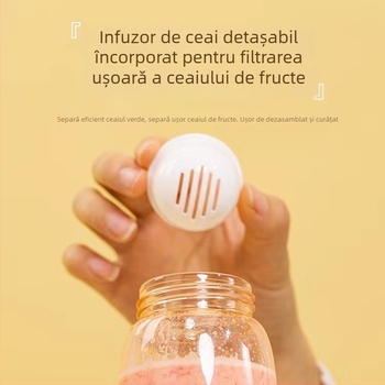 Ceașcă mică din plastic, drăguță, cu scară de măsurare, portabilă, capacitate mică, design simplu, cană de ceai la modă