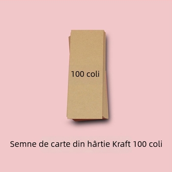 Semn de carte din hârtie kraft, cu graffiti desenat manual, stil chinezesc clasic, design creativ proaspăt