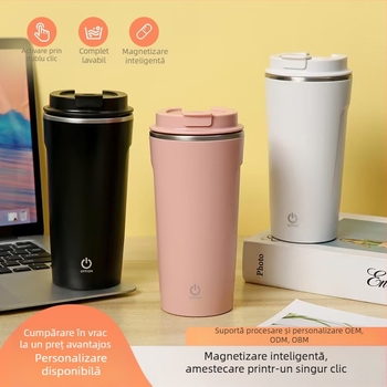 Cană blender cu capacitate mare, shake de înlocuire a meselor, încărcabil, shaker electric cu acționare manuală, cană de cafea, portabil