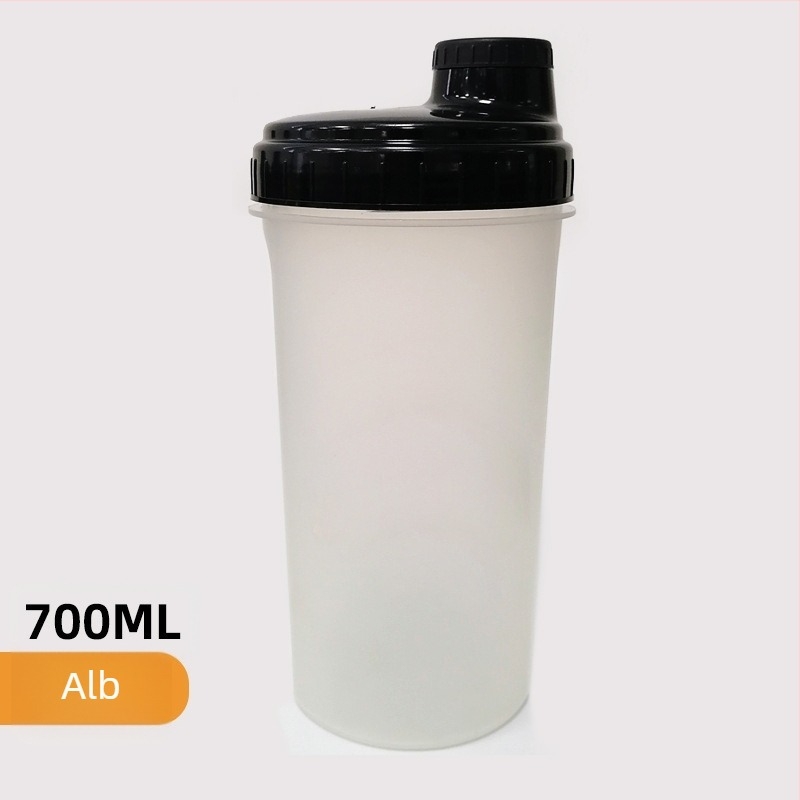 Cupă de amestecare pentru proteine cu capac etanș, recipient sport din plastic, capacitate mare