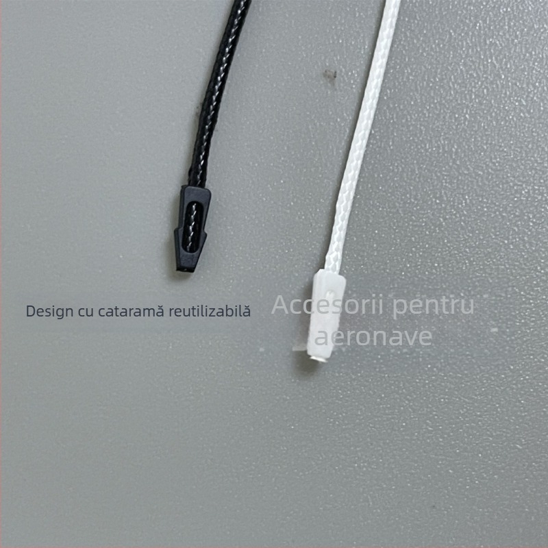 Șnur de ceară în dungă, segment de 27 cm pentru agățare, șnur extins cu cataramă repetitivă, accesoriu pentru îmbrăcăminte