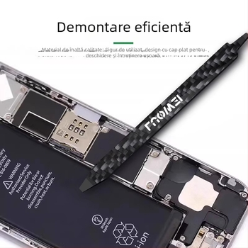 Lowe unealtă de desfacere din fibră de carbon și plastic, anti-static, multifuncțională pentru telefoane mobile și cabluri de ecran tactil