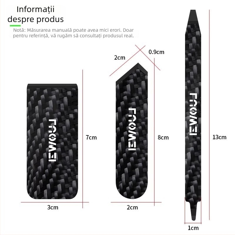 Lowe unealtă de desfacere din fibră de carbon și plastic, anti-static, multifuncțională pentru telefoane mobile și cabluri de ecran tactil