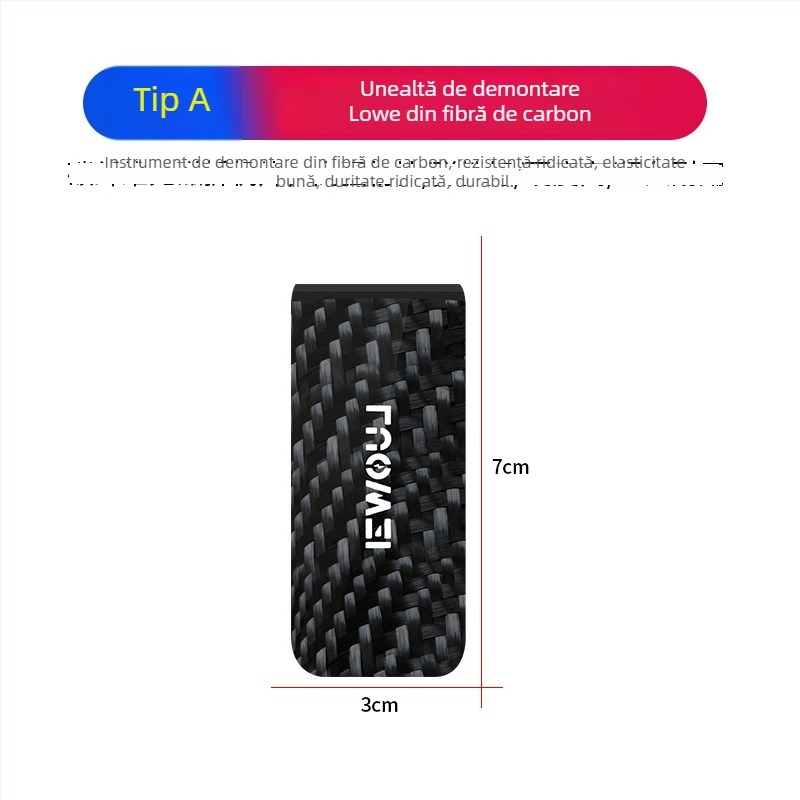 Lowe unealtă de desfacere din fibră de carbon și plastic, anti-static, multifuncțională pentru telefoane mobile și cabluri de ecran tactil