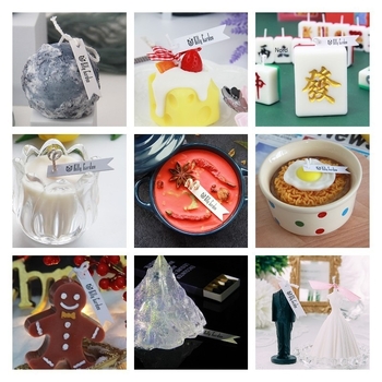 Candelă aromaterapeutică, etichete din ipsos, etichete pentru săpun handmade, stegulețe decorative cu litere și etichete din carton