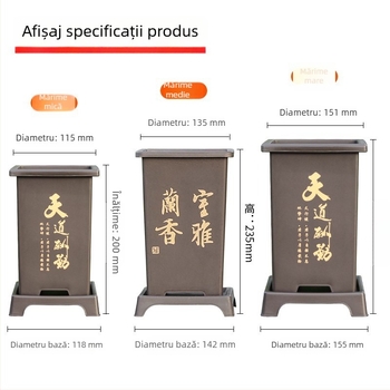 Ghiveci pentru orhidee din rășină, aspect imitatie lut mov, cu design aerat, durabil, de înaltă calitate