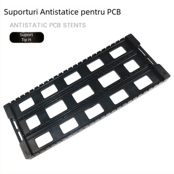 Suport antistat pentru plăci PCB, în formă de L, pentru tăvi SMT