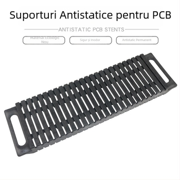 Suport antistat pentru plăci PCB, în formă de L, pentru tăvi SMT
